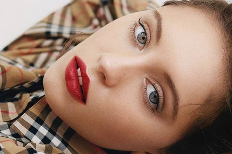 Iris Law Debuts Burberry's New Lip Velvet Crush