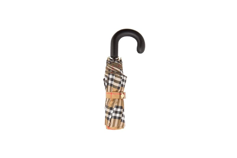 Burberry Vintage Checked Plaid Tartan Umbrella