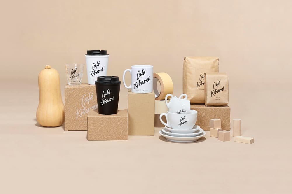 Café Kitsuné Coffee Cup Tumbler White Clear