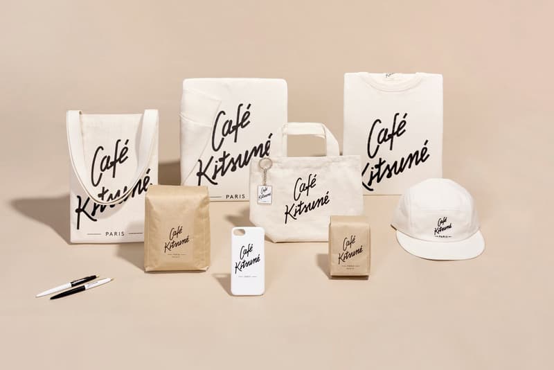 Café Kitsuné Ballpoint Pens Cap Totes iPhone Case Shirts White