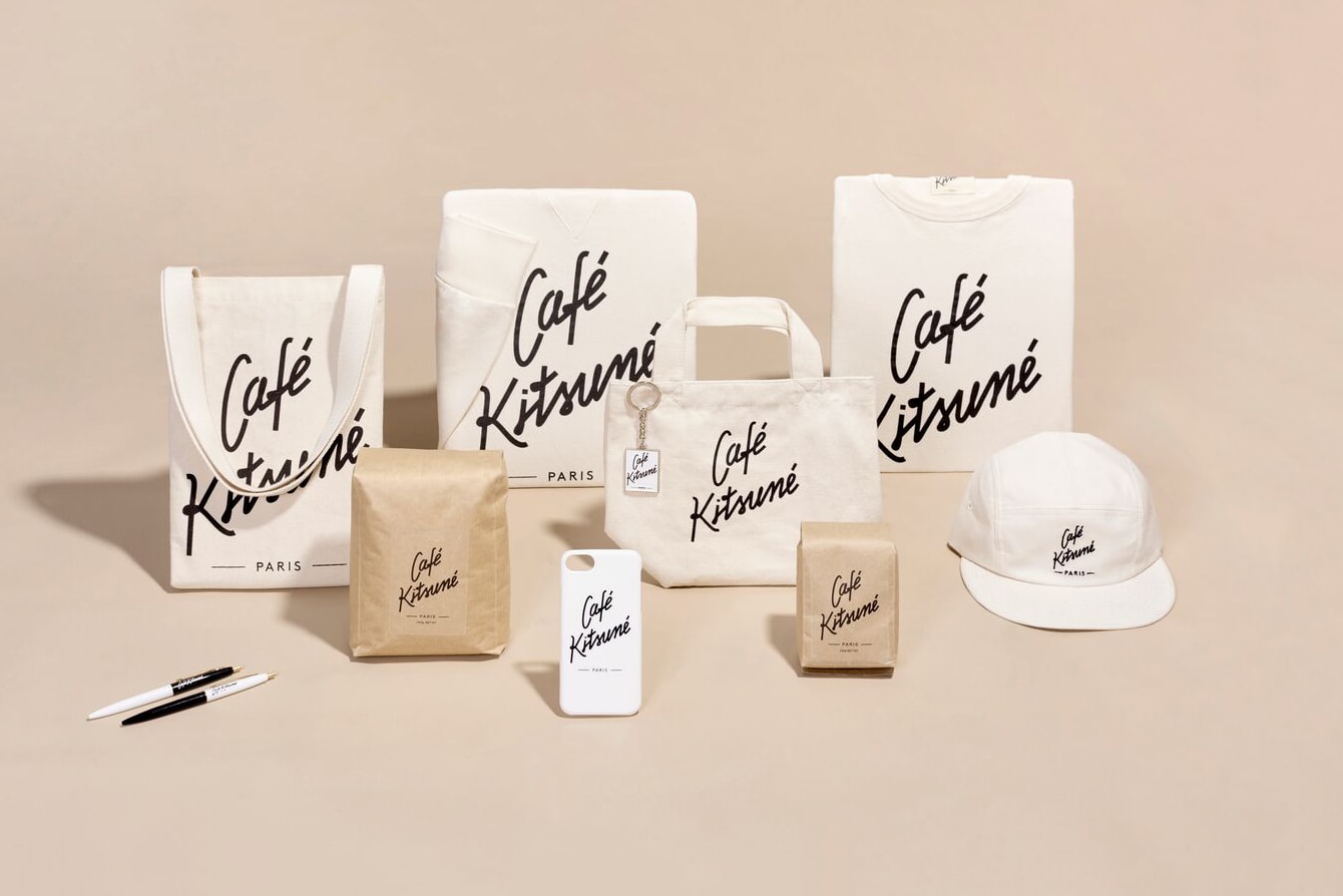 Café Kitsuné Ballpoint Pens Cap Totes iPhone Case Shirts White