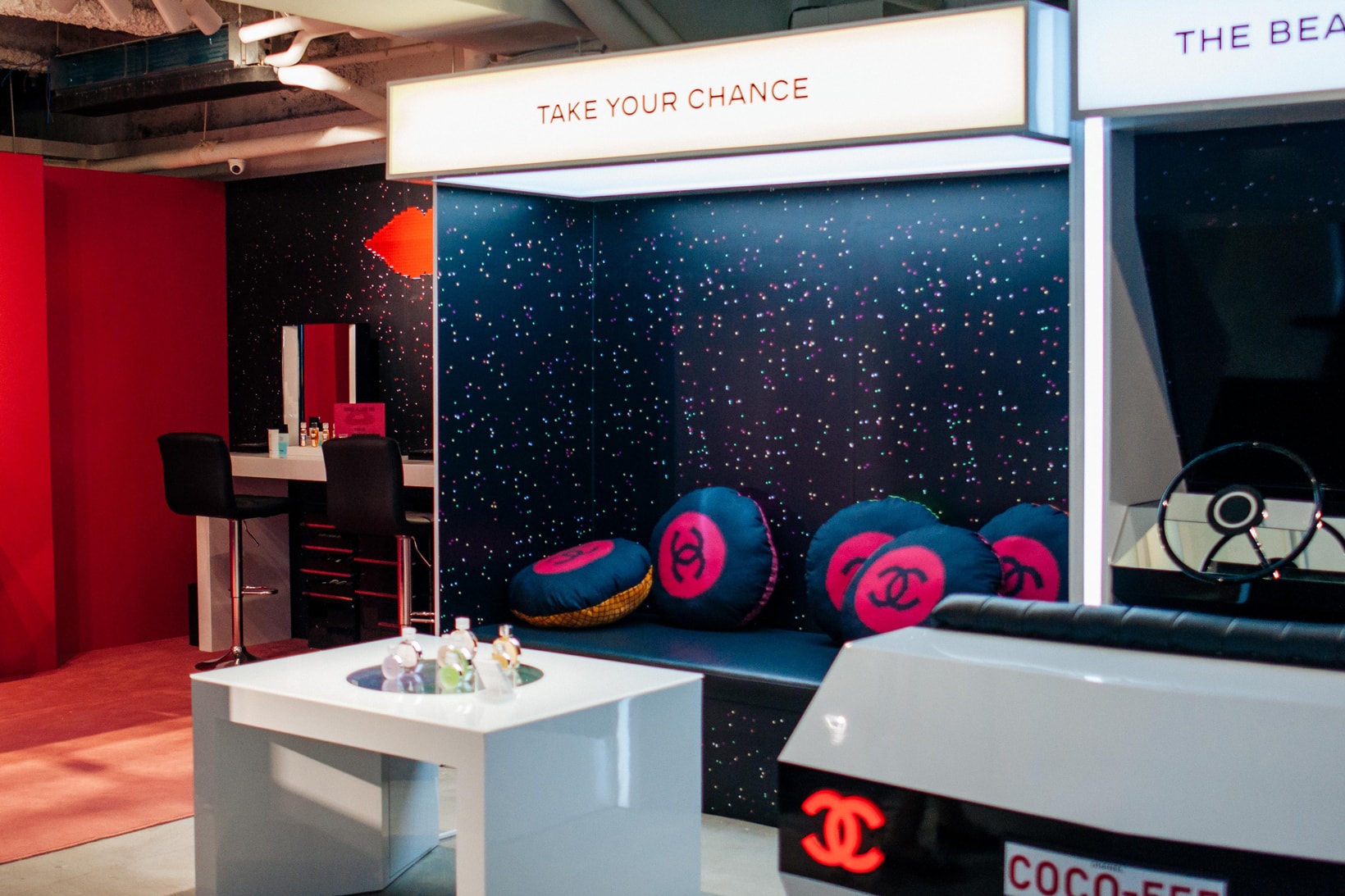 Chanel Beauty Hong Kong Coco Game Center Makeup Stations