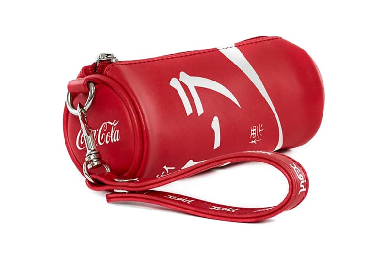 Coca-Cola x X-Girl Faux Leather Pouch Red