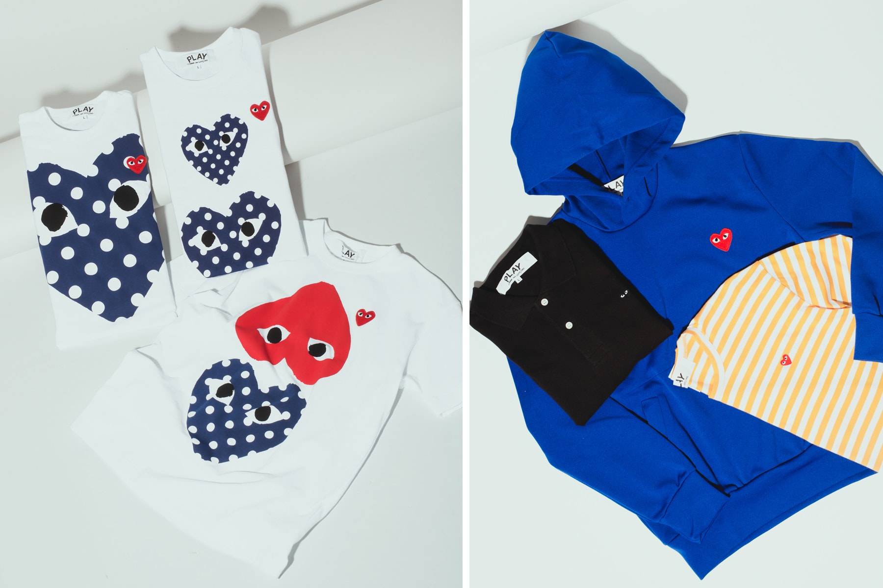 COMME des GARÇONS PLAY Print Collection CDG T-shirt Hoodie Sweatshirt Camouflage Color