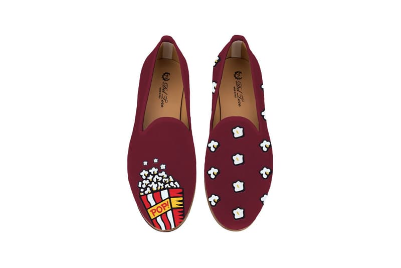 Del Toro Foodies Collection Moda Operandi Popcorn Slipper Burgundy