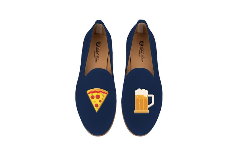 Del Toro Foodies Collection Moda Operandi Beer & Pizza Slipper Navy