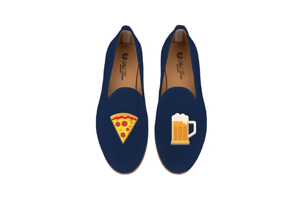 Del Toro Foodies Collection Moda Operandi Beer & Pizza Slipper Navy