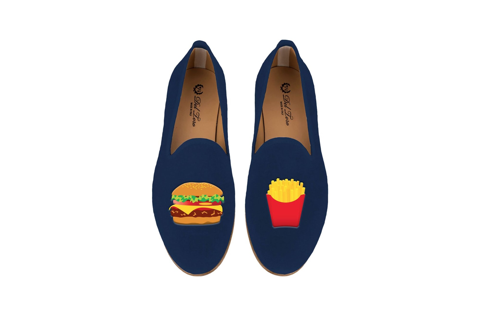 Del Toro Foodies Collection Moda Operandi Burger & Fries Slipper Navy