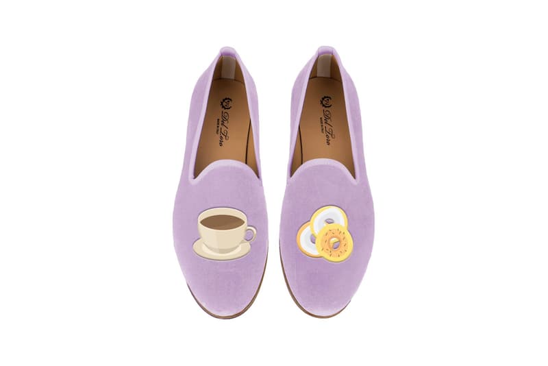 Del Toro Foodies Collection Moda Operandi Bagel & Coffee Slipper Purple