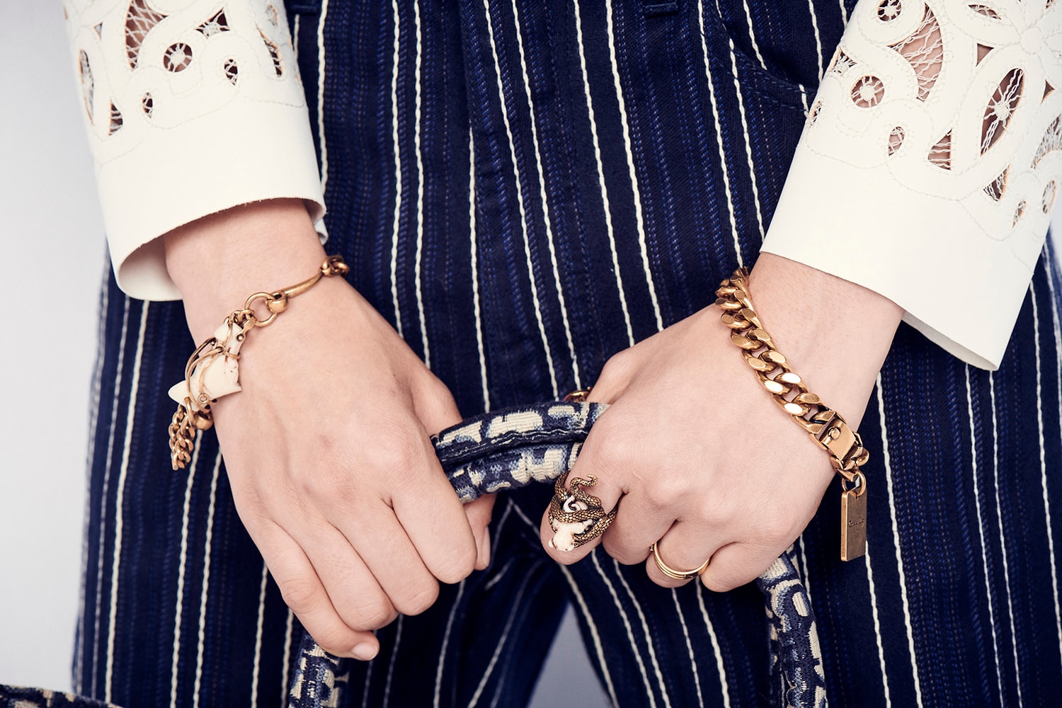 Dior Cruise 2019 Resort Runway Backstage Jewelry Bracelets