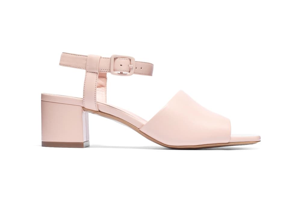 Everlane Block Heel Sandal Pale Rose