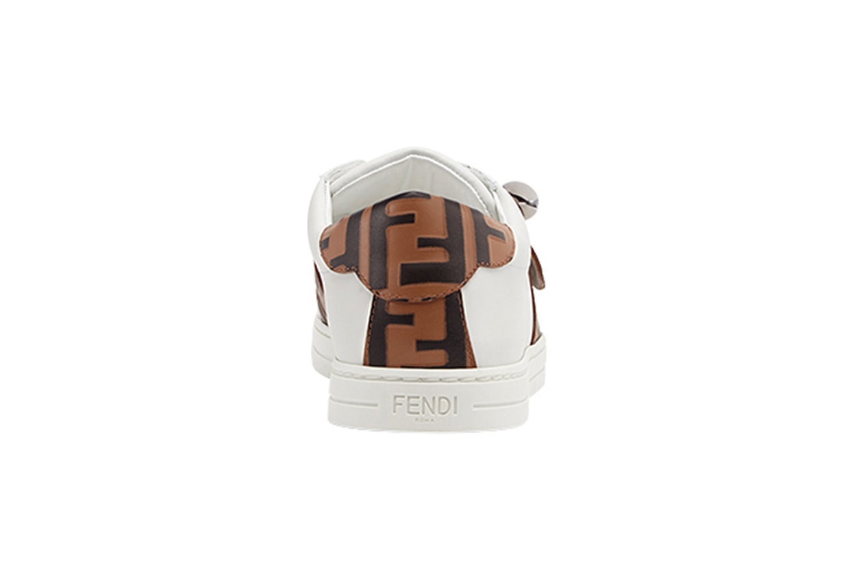 fendi ff band sneakers minimalist leather