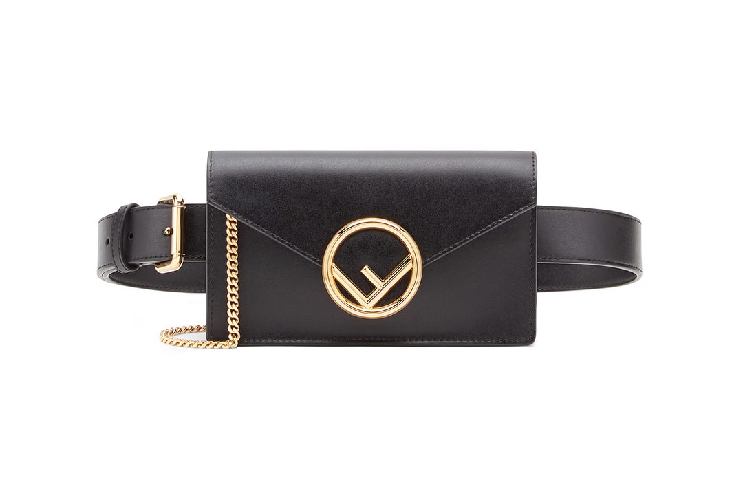 fendi-leather-belt-bag-black-  display picture 2
