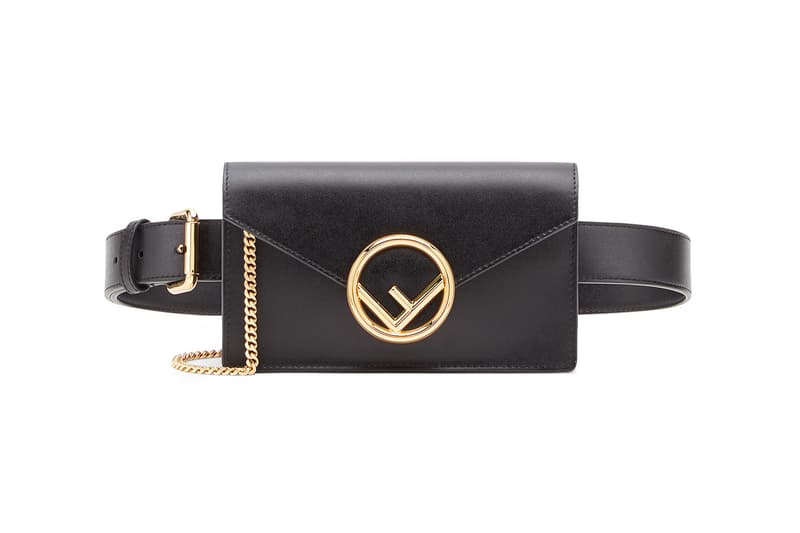 Fendi Leather Belt Bag Black