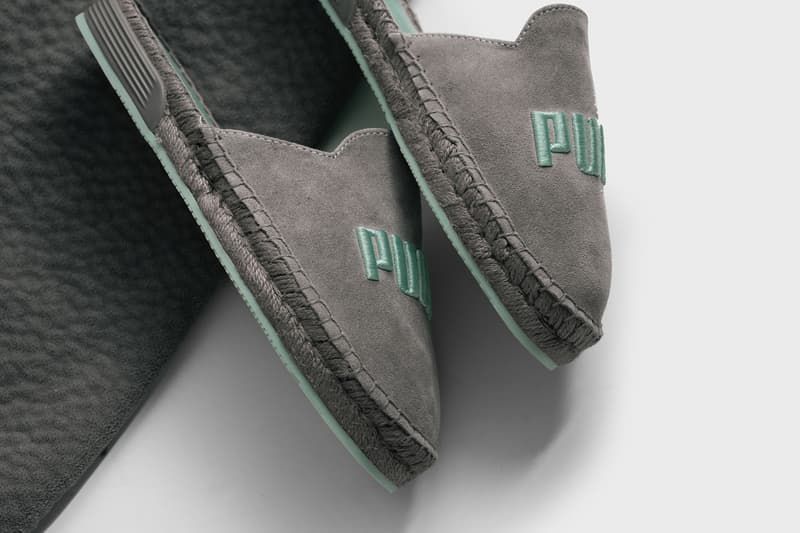 Cop Fenty x PUMA's Summer-Ready Espadrilles Sandals Shoes Rihanna Black Grey Yellow Turquoise