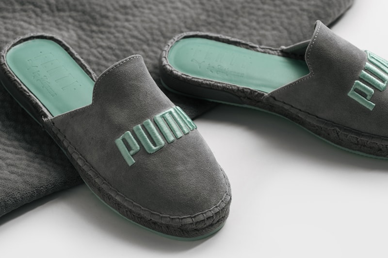 Cop Fenty x PUMA's Summer-Ready Espadrilles Sandals Shoes Rihanna Black Grey Yellow Turquoise