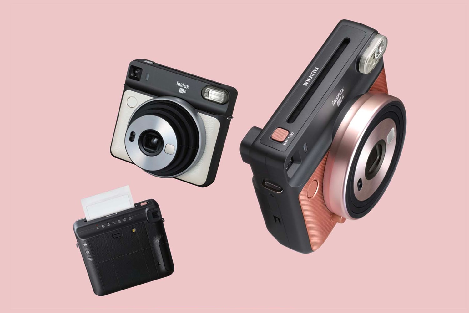 Fujifilm Instax SQUARE SQ6 Camera Blush Gold Graphite Gray Pearl White Release Date Price Instant Film Polaroid