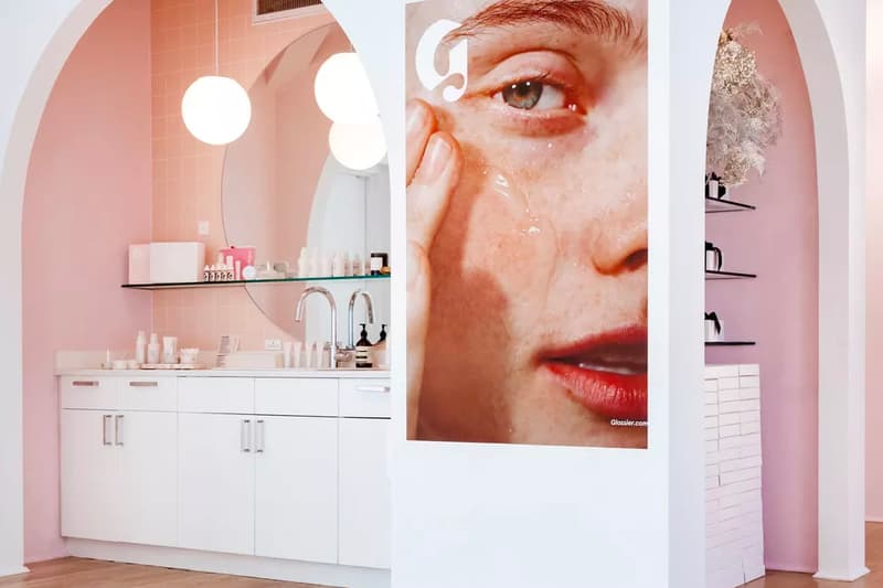 Glossier Lip Gloss Pink Sakura Cherry Blossom Flowers Emily Weiss Makeup