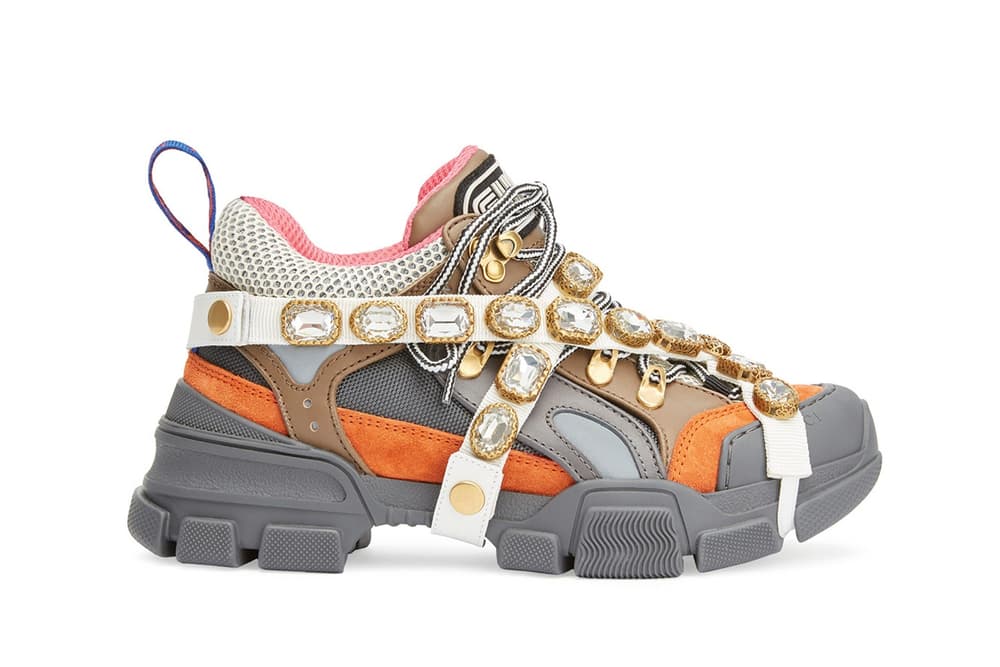 Gucci SEGA Jewel-Covered Sneakers | HYPEBAE