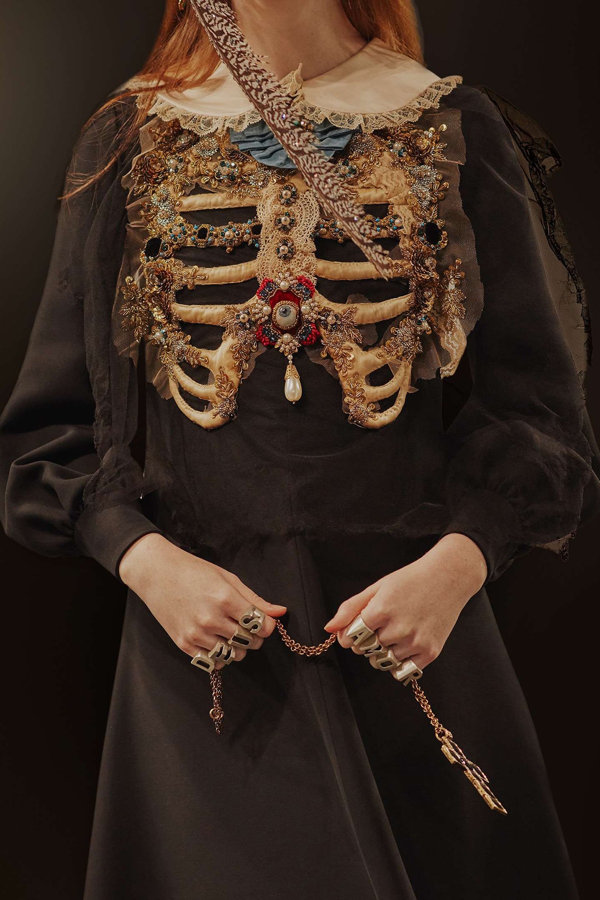 Gucci Cruise 2019 Runway Details Skeleton Jewelry Accessories Rings