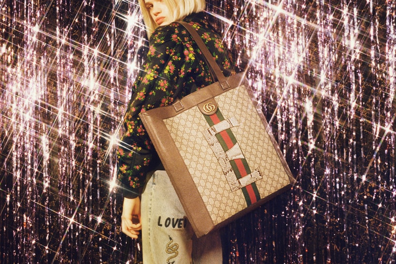 GUCCI DIY Programme Ace Sneaker Ophidia Tote Bag Editorial Petra Collins