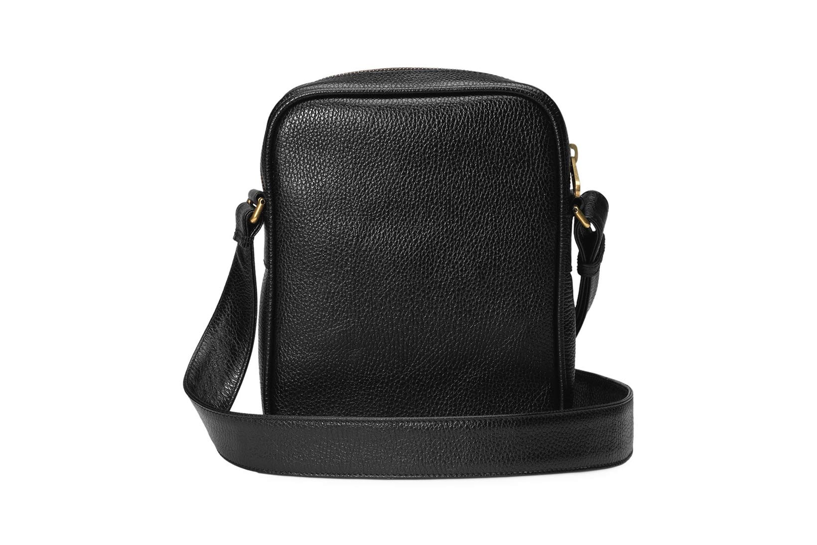 Gucci Logo Messenger Bag Black