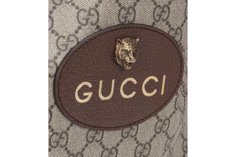 gucci monogram backpack
