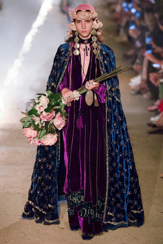 Gucci Resort 2019 Runway Collection Alessandro Michele Print Iconic Pattern Logo Symbolism Religion
