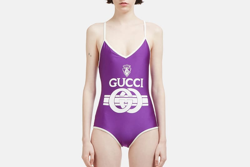 purple swimming suit