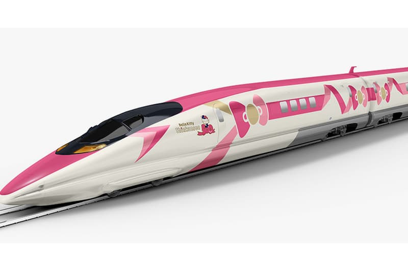 Look Inside Sanrio Hello Kitty Shinkansen Bullet Train Osaka Hakata Japan