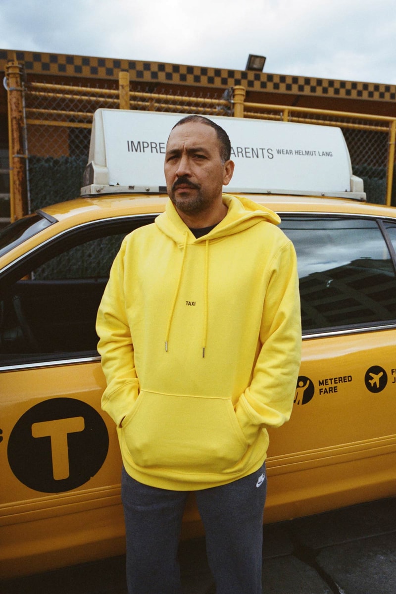 Helmut Lang Global Taxi Initiative New York Hoodie Yellow