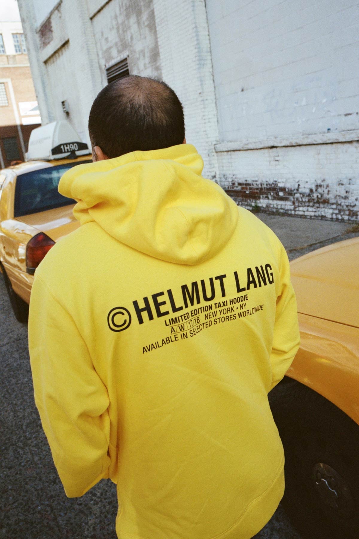 Helmut Lang Global Taxi Initiative New York Hoodie Yellow