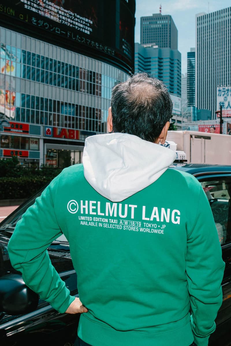 Helmut Lang Global Taxi Initiative Tokyo Hoodie Green