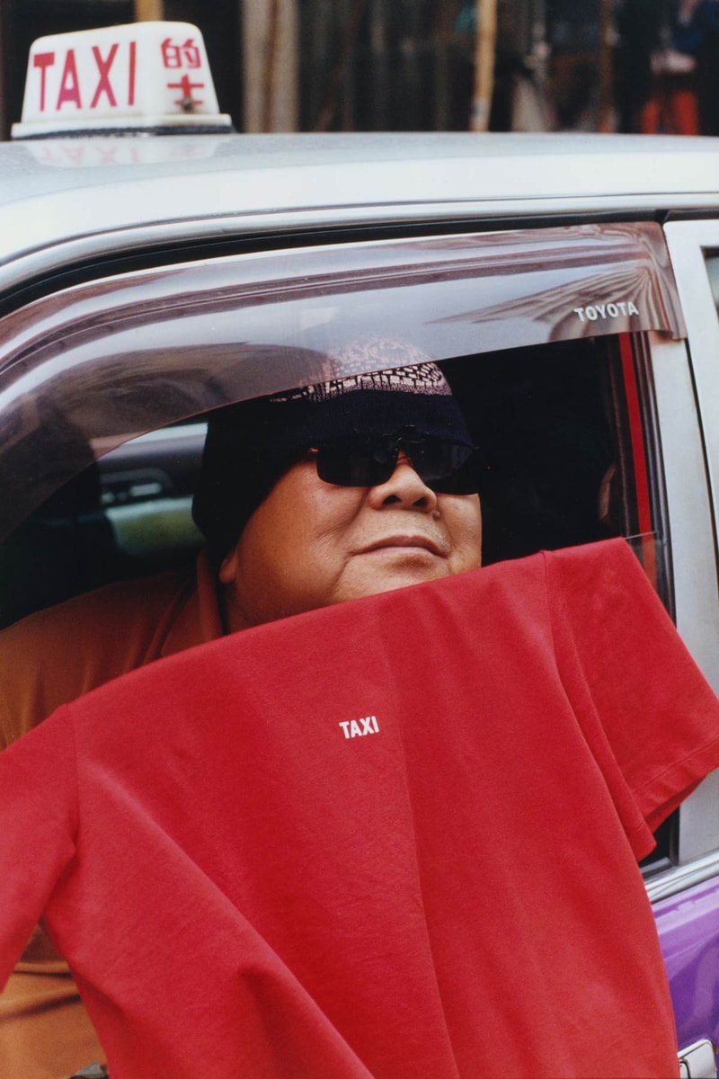 Helmut Lang Global Taxi Initiative Hong Kong T-shirt Red