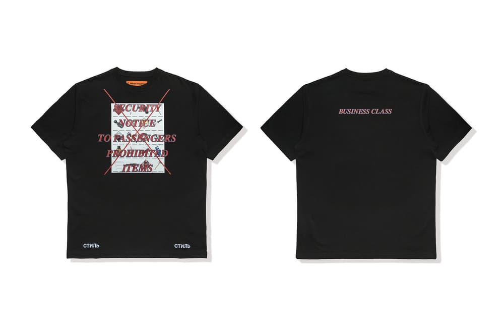 Heron Preston Business Class T Shirt Black