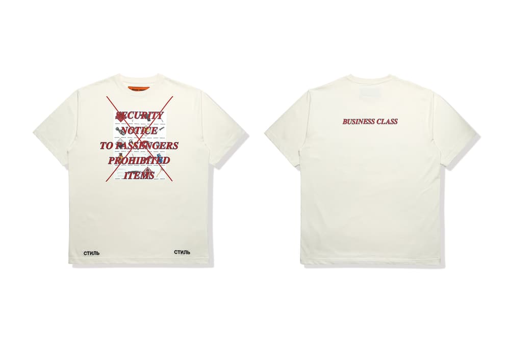 Heron Preston Business Class T Shirt White
