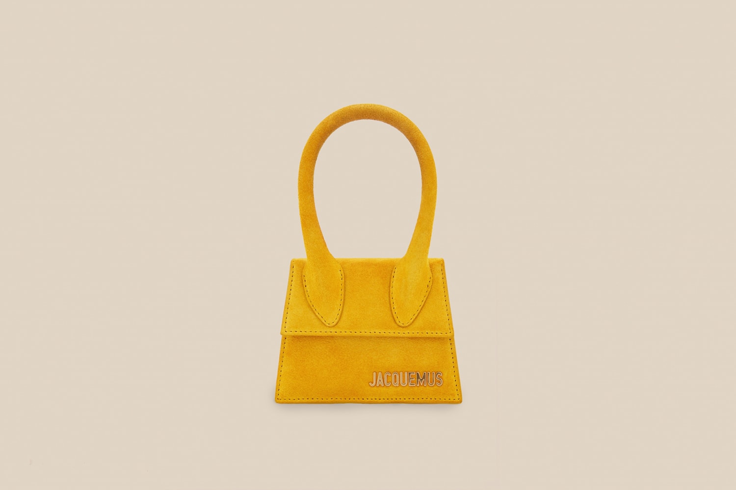 Jacquemus Le Sac Chiquito Mini Micro Bag Handbag Kendall Jenner Kim Kardashian Rihanna Yellow Suede Spring Summer 2018