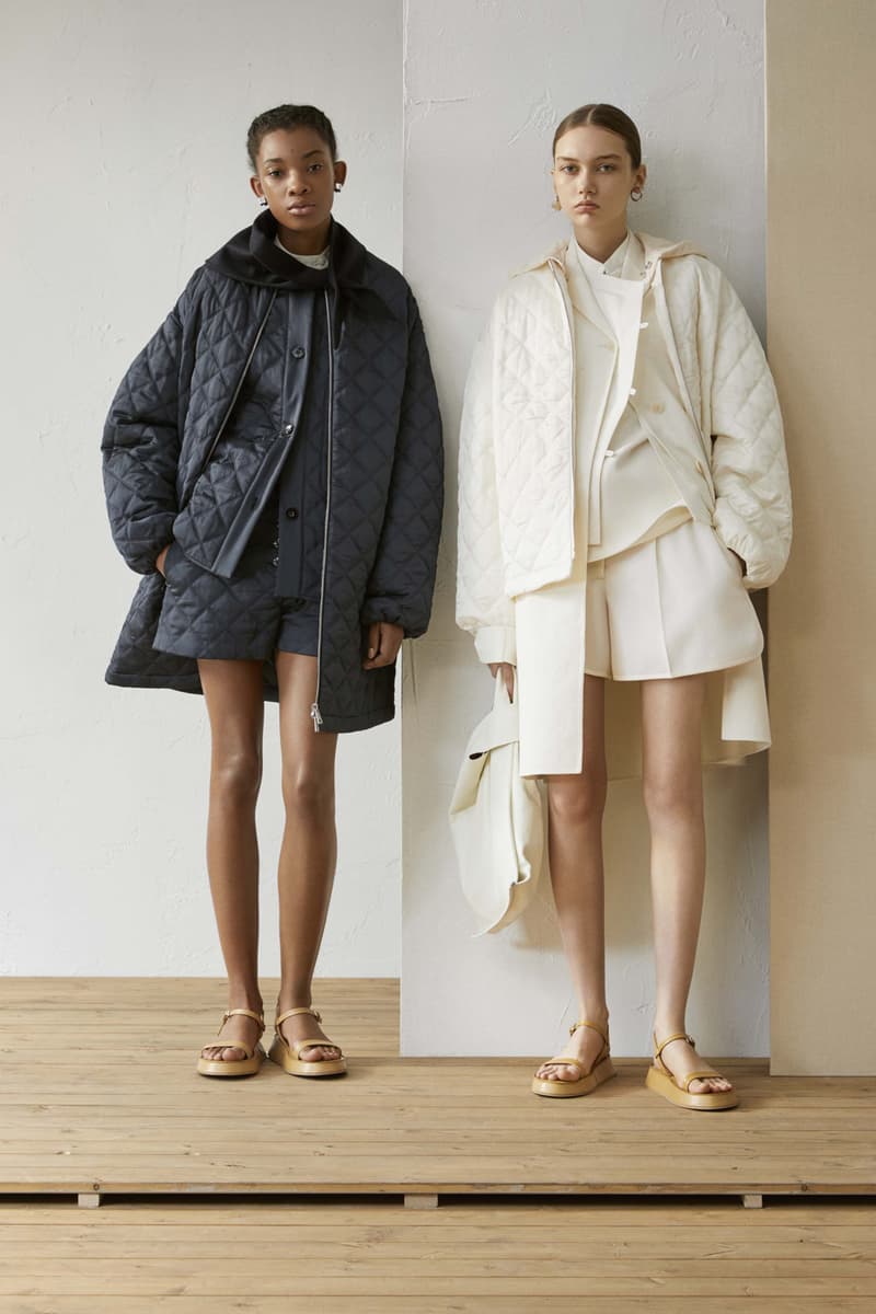Jil Sander Resort 2019 Collection Lookbook Coats Navy White
