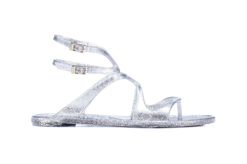 Bejeweled Glitter Jelly Sandals