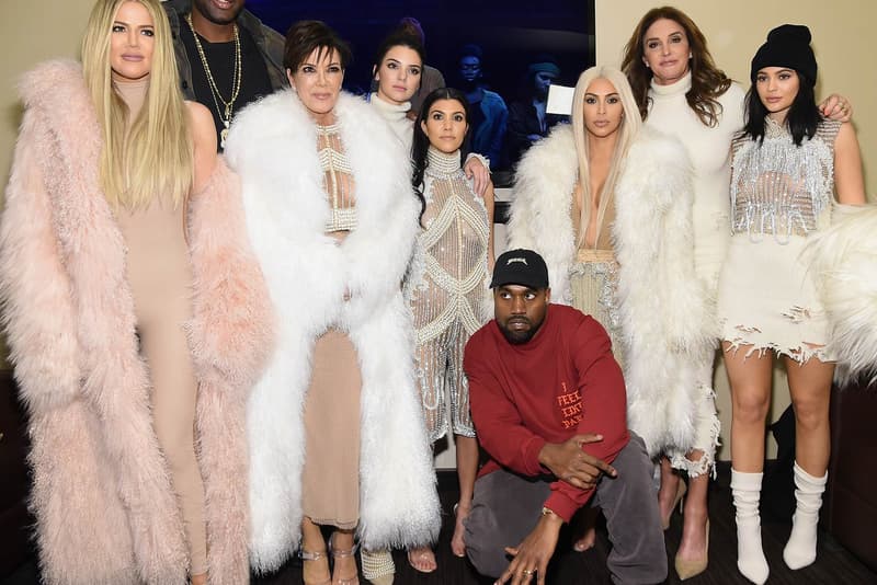 Kanye West Kim Kardashian Khloe Kourtney Kris Jenner Kylie Kendall