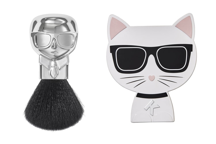Here's an Official Look at Karl Lagerfeld x ModelCo's Makeup Collection