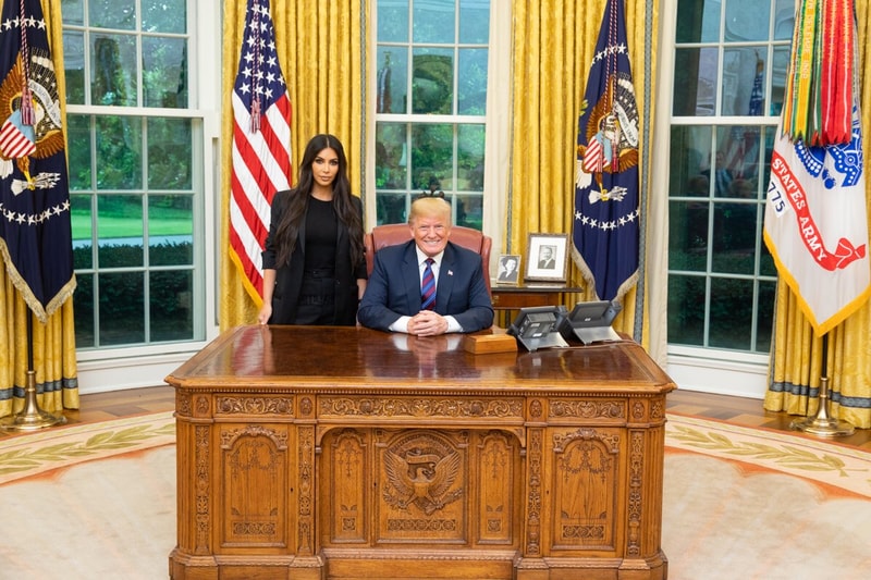 Kim Kardashian Just Met With Donald Trump White House Meeting Prison Reform Sentencing President USA United States Politics