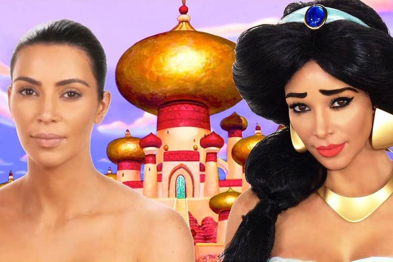 Watch Kim Kardashian Get Transformed Into Disney's Princess Jasmine