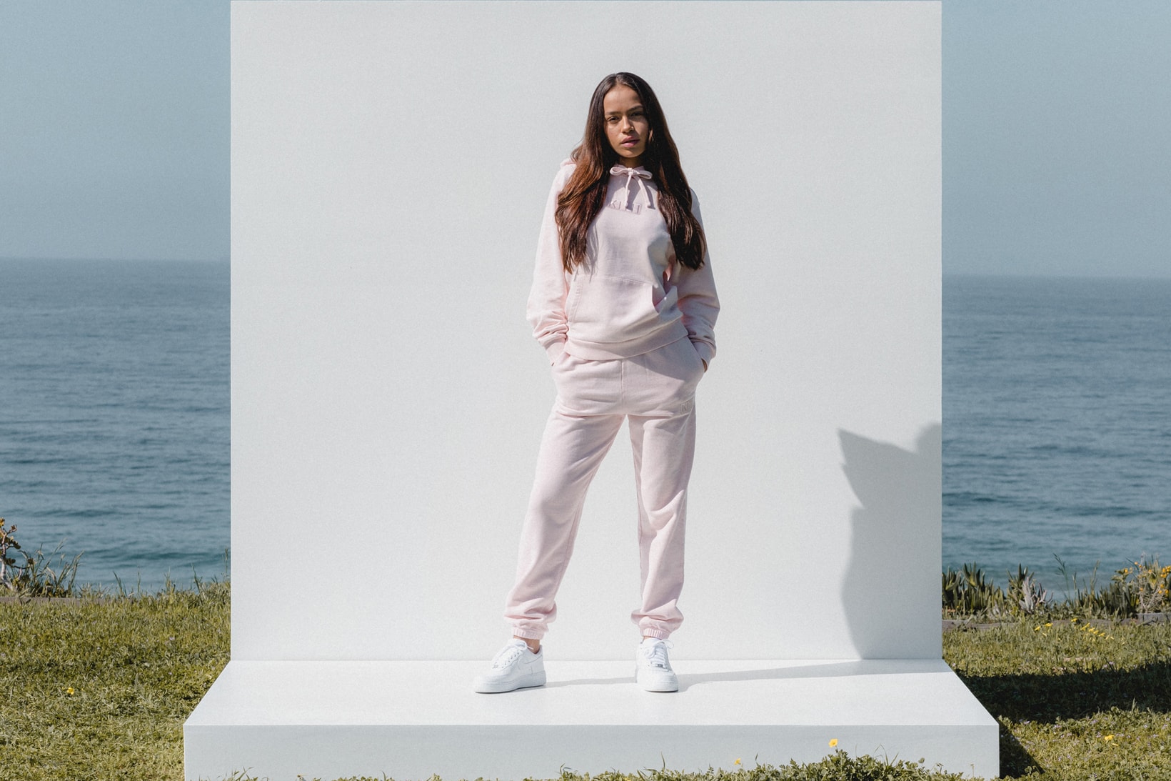 Kith Women Spring 2018 Classics Collection Baxter Hoodie Wooster Sweatpant Baby Pink