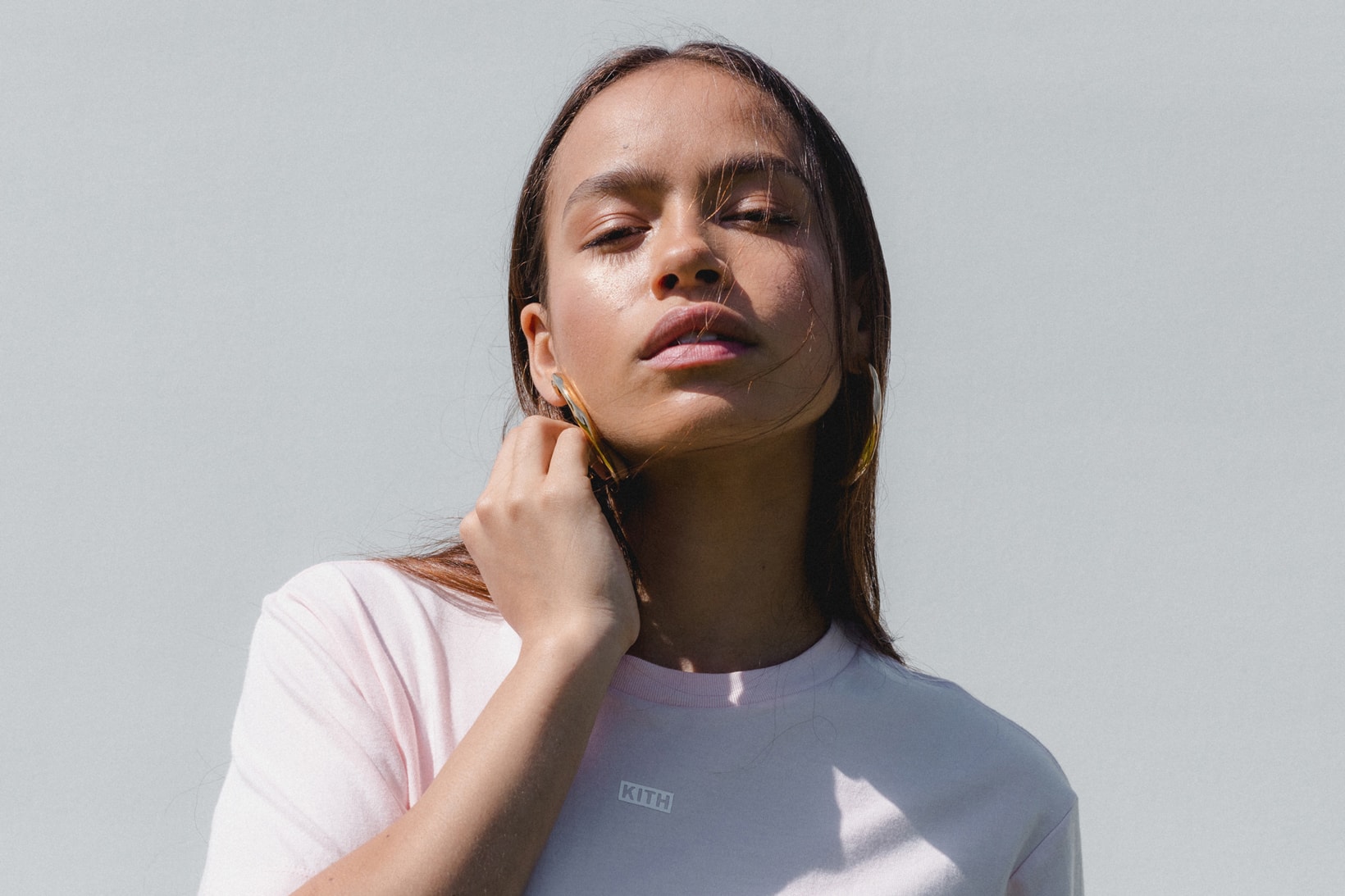 Kith Women Spring 2018 Classics Collection Mulberry Tee Baby Pink