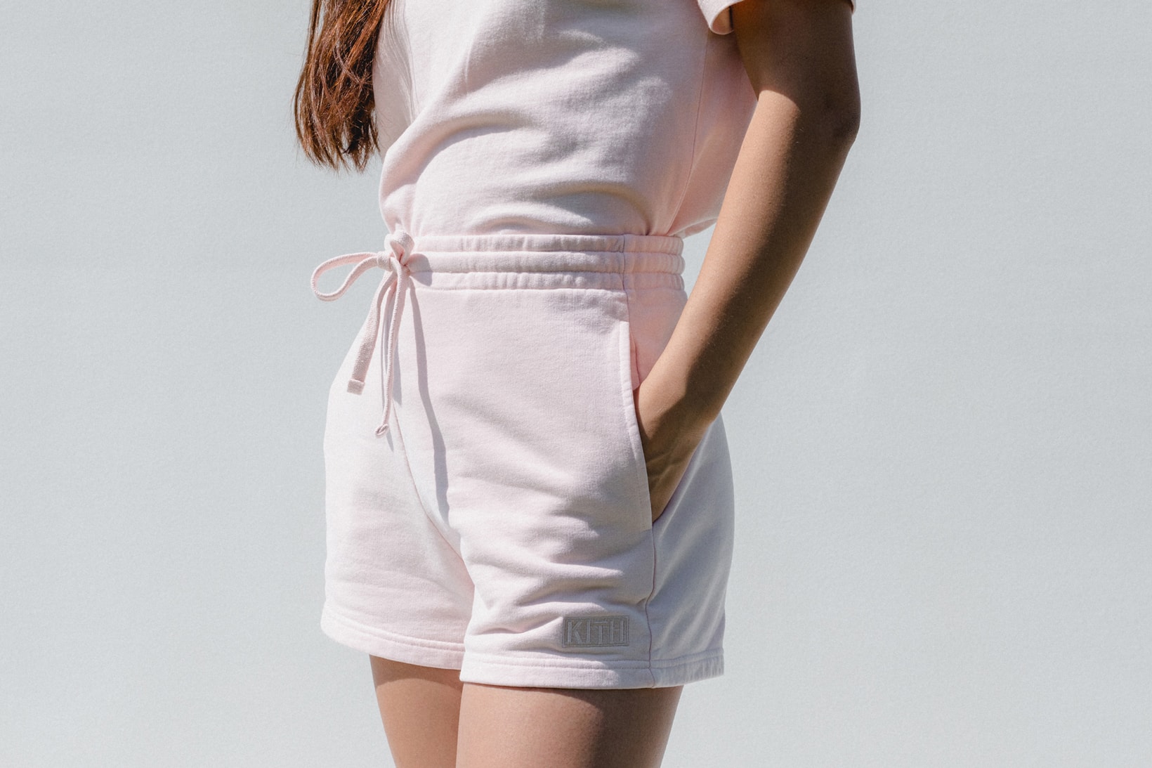 Kith Women Spring 2018 Classics Collection Elizabeth Shorts Baby Pink