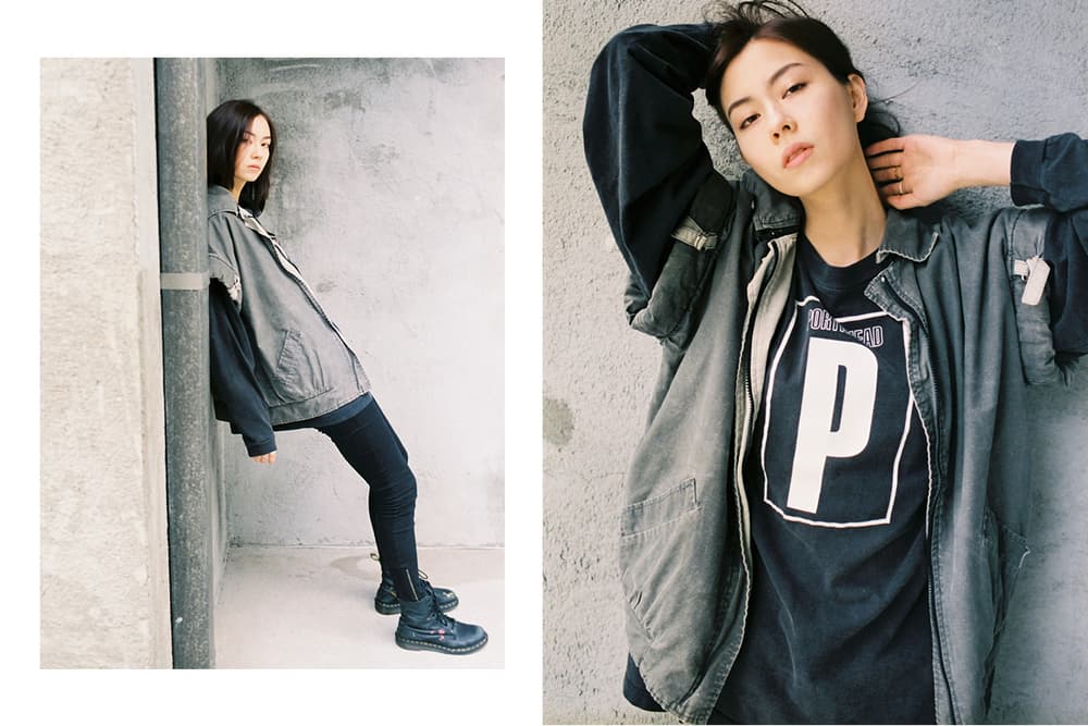 Lauren Tsai Terrace House Aloha State Black T-shirt Jeans Boots Varsity Vintage Editorial