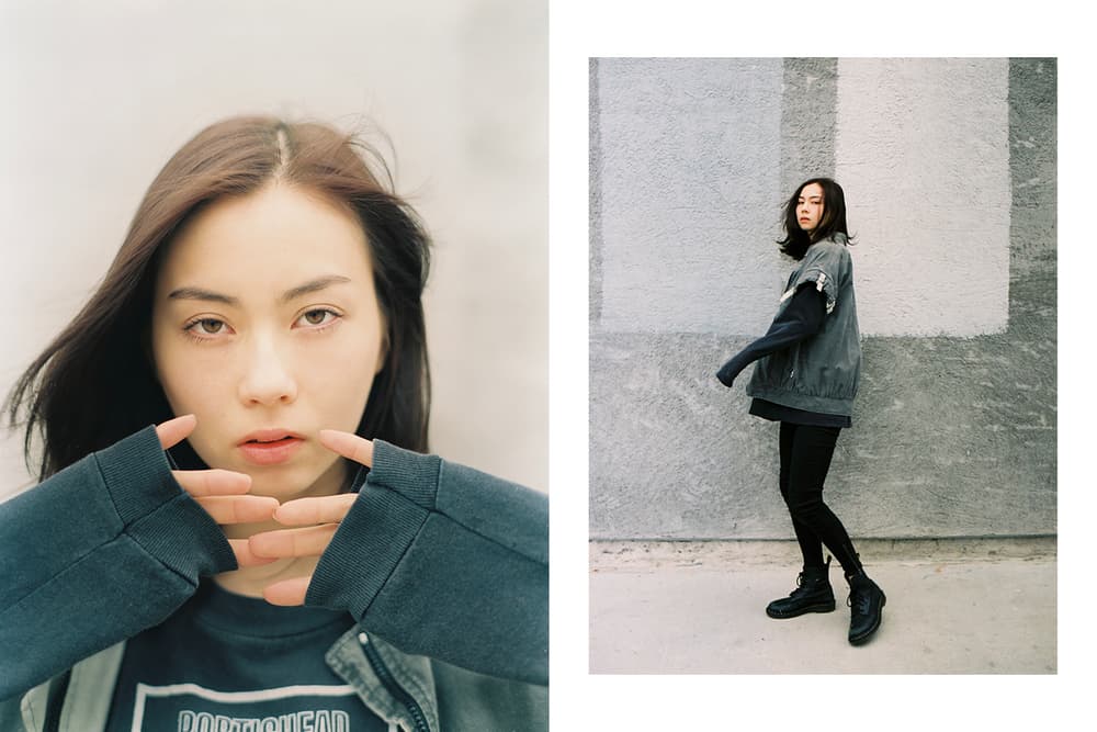 Lauren Tsai Terrace House Aloha State Black T-shirt Jeans Boots Varsity Vintage Editorial