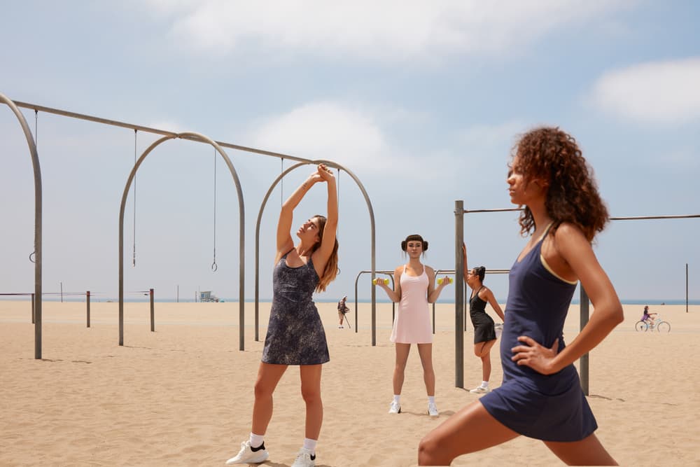 Lil Miquela in Outdoor Voices' Latest Editorial CGI influencer workout clothing apparel exercise