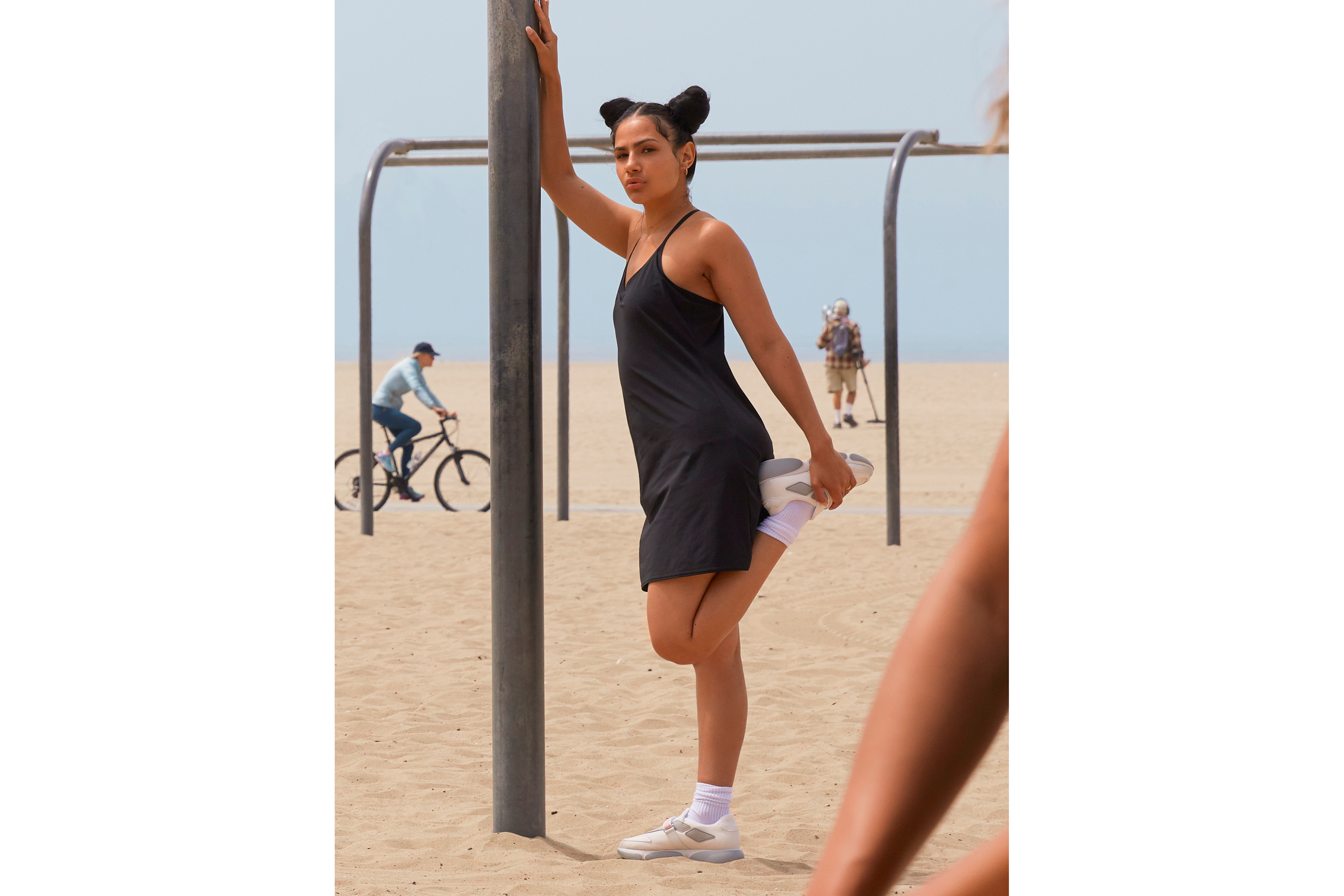 Lil Miquela in Outdoor Voices' Latest Editorial CGI influencer workout clothing apparel exercise